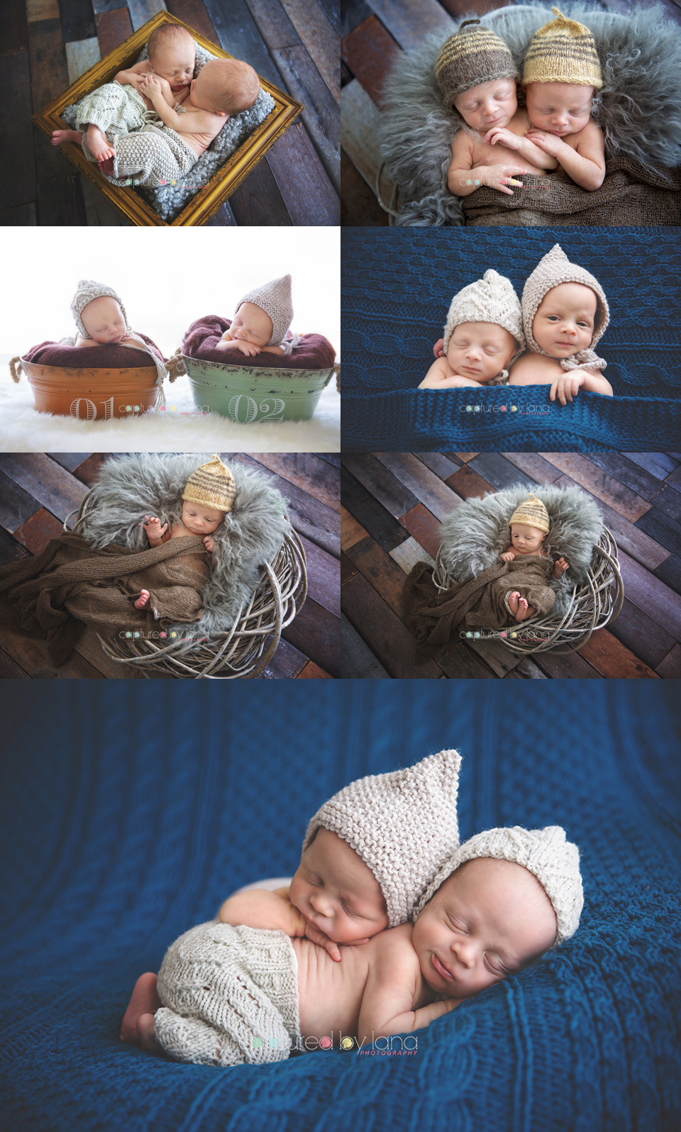 Beautiful twin boys Canberra Newborn Photographer